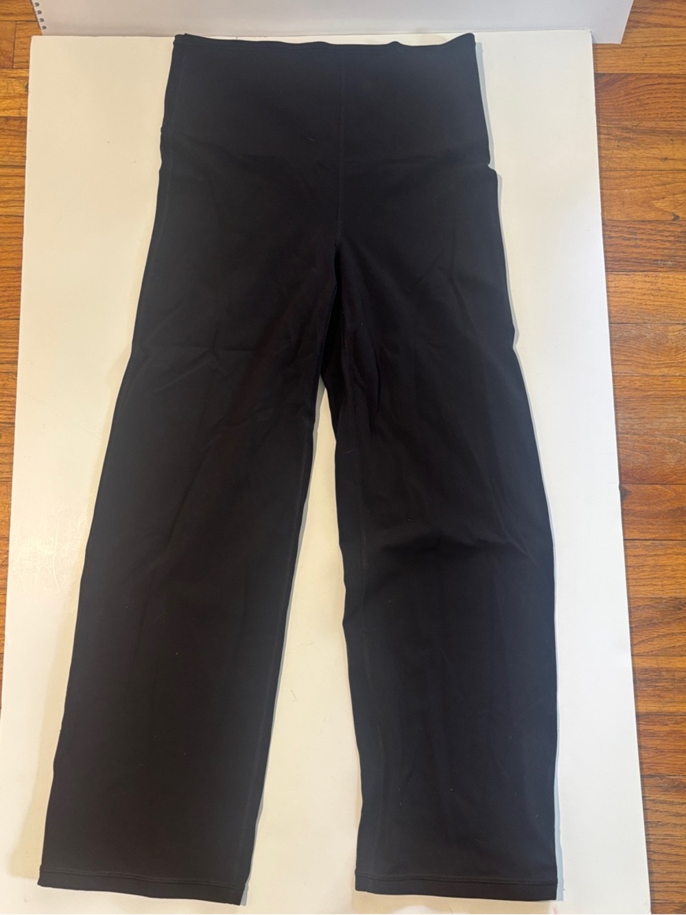 Athleta Black elation slim crop straight leg High-Rise Leggings